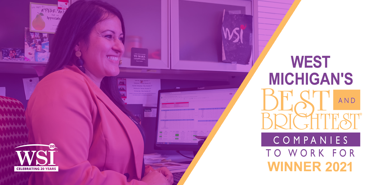 WSI is Recognized as One of West Michigan's Best and Brightest
