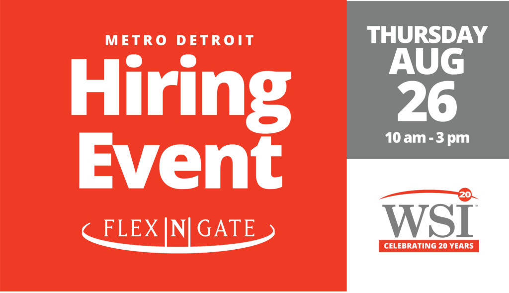 FlexNGate Hiring Event WSI